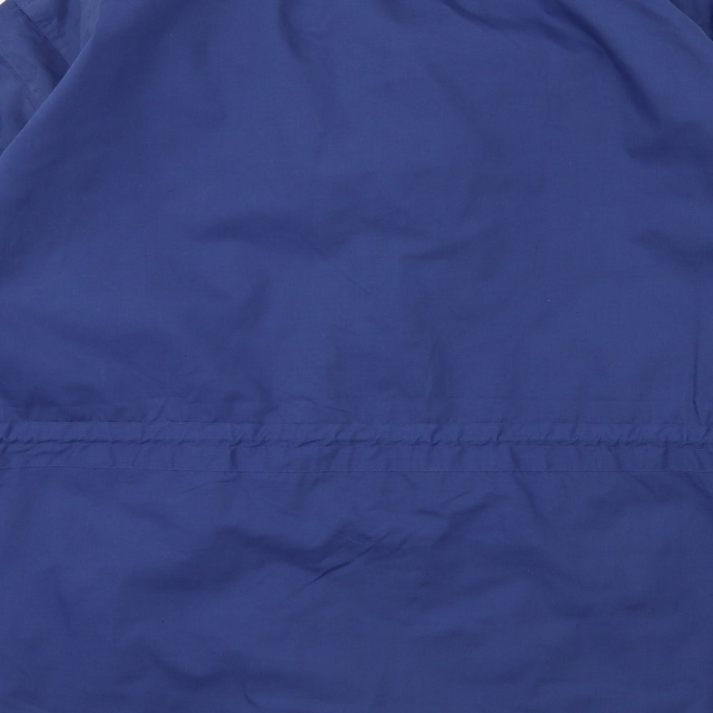 pure style Mens Blue Overcoat Coat Size M