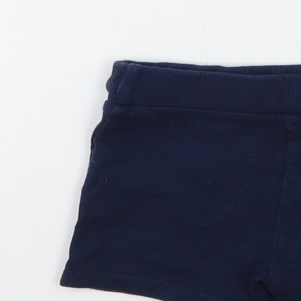 F&F Baby Blue Cropped Trousers Size 6-9 Months