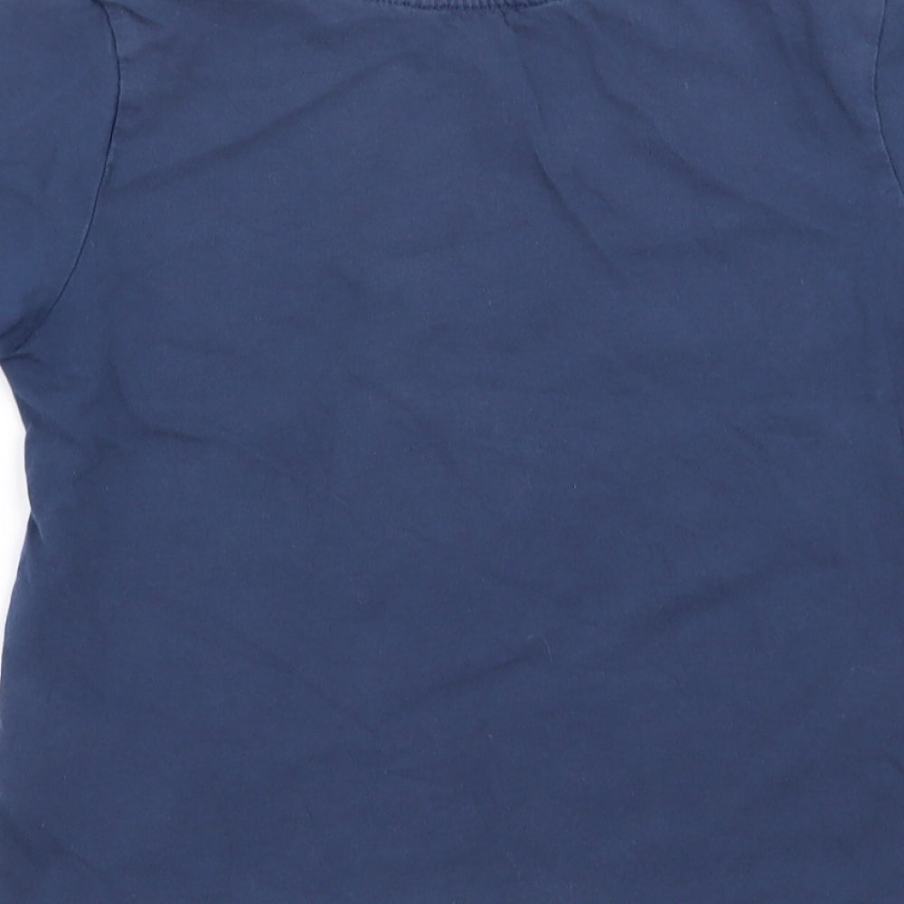 H&M Girls Blue Basic T-Shirt Size 5-6 Years