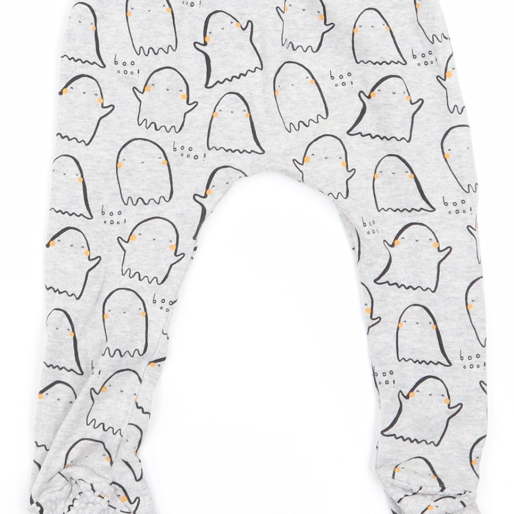 Asda George Boys Grey Geometric Babydoll Pyjama Pants Size 9-12 Months
