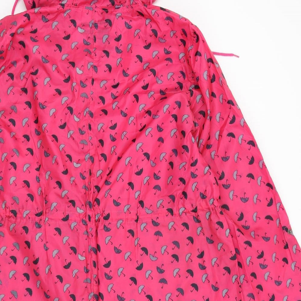 MyShoeStore Womens Pink Geometric Jacket Size L