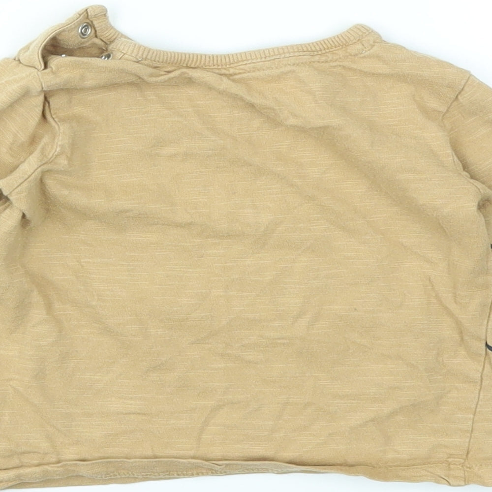 George Baby Brown Basic T-Shirt Size 6-9 Months