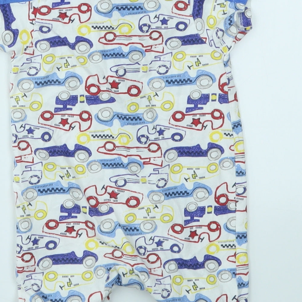 Matalan Boys Multicoloured Geometric Babygrow One-Piece Size 6-9 Months