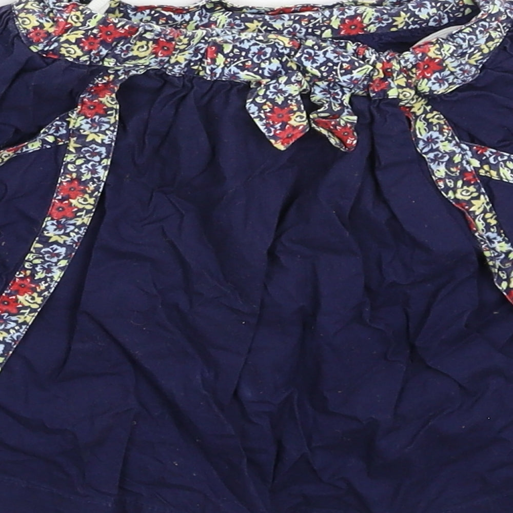 Molly n' Jack Girls Blue Floral A-Line Skirt Size 2-3 Years