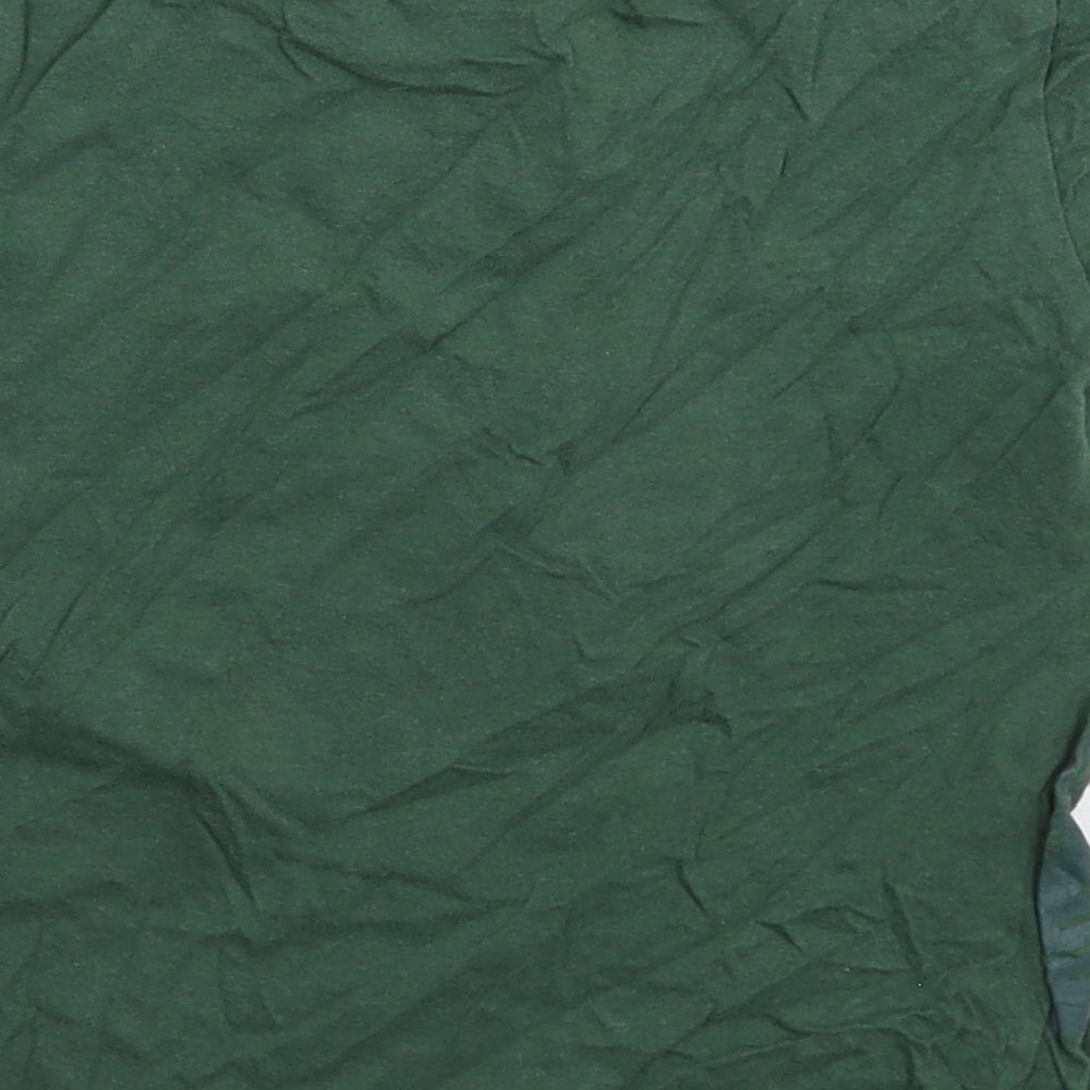 Next Boys Green Basic T-Shirt Size 5-6 Years