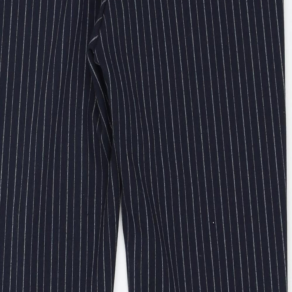 Marks & Spencer Womens Blue Trousers Size 8 L27 in