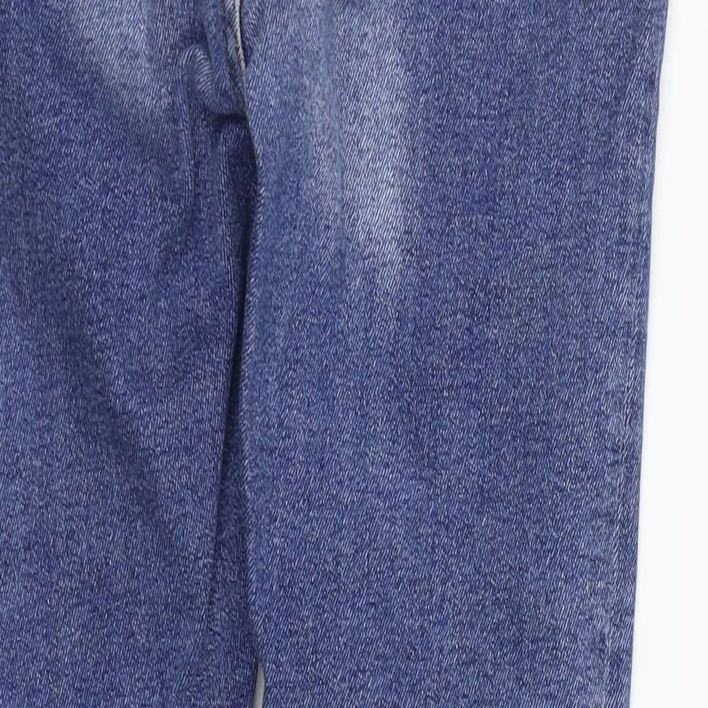 deniem co Womens Blue Straight Jeans Size 10 L26 in