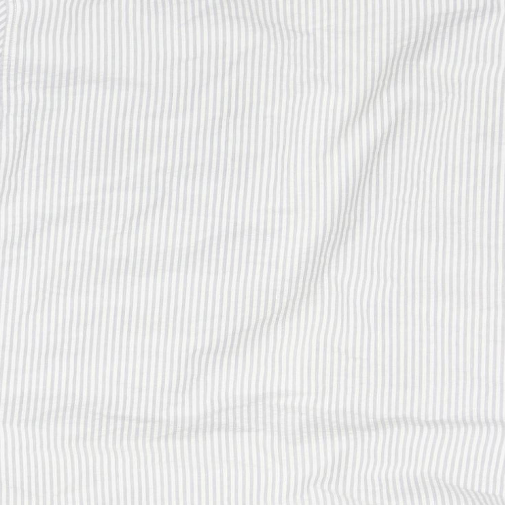 JEAN CHANCEL Womens White Striped Cardigan Jumper Size 10