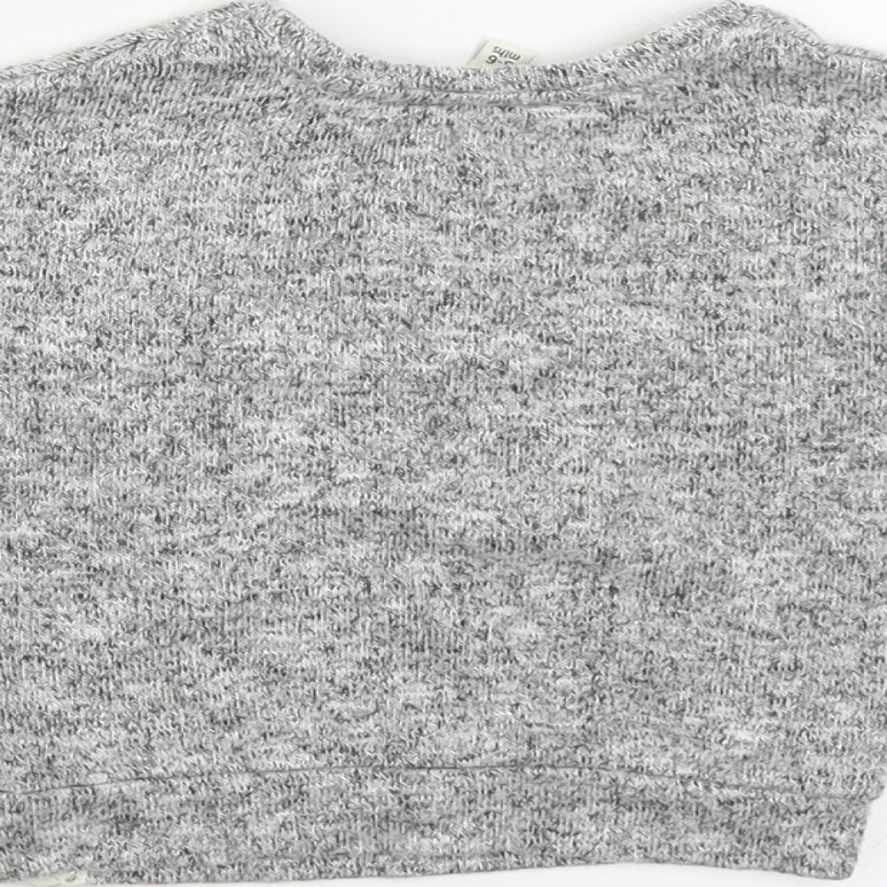 River Island Girls Grey Basic T-Shirt Size 3-6 Months