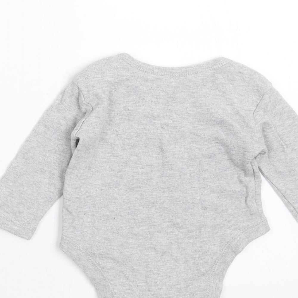 Matalan Baby Grey Babygrow One-Piece Size 0-3 Months - stay little