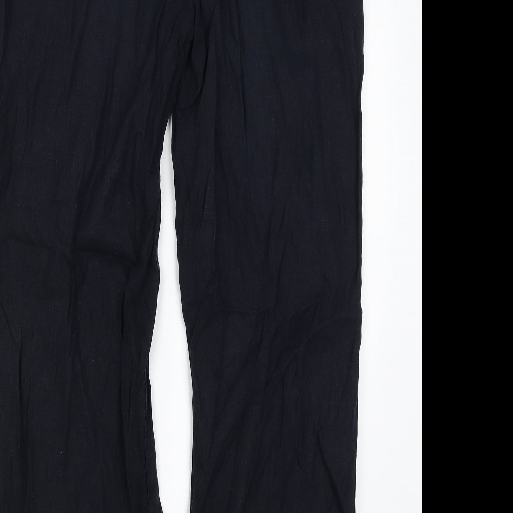 Collection Womens Blue Trousers Size 14 L28.5 in