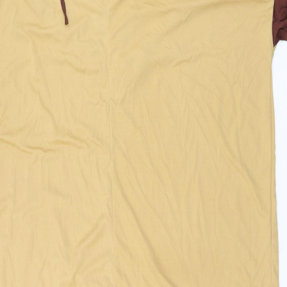 Preworn Womens Yellow Shift One Size - Costume dress