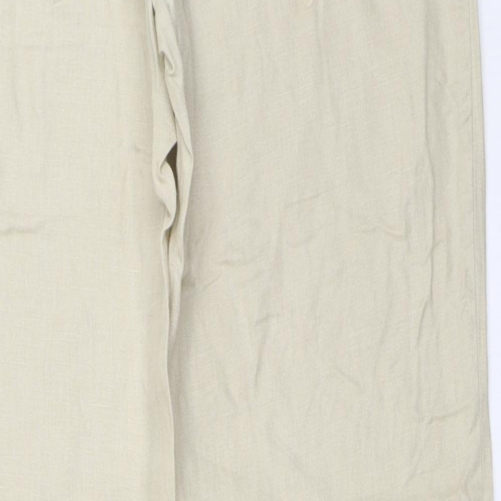 H&M Womens Beige Trousers Size 36 L31 in