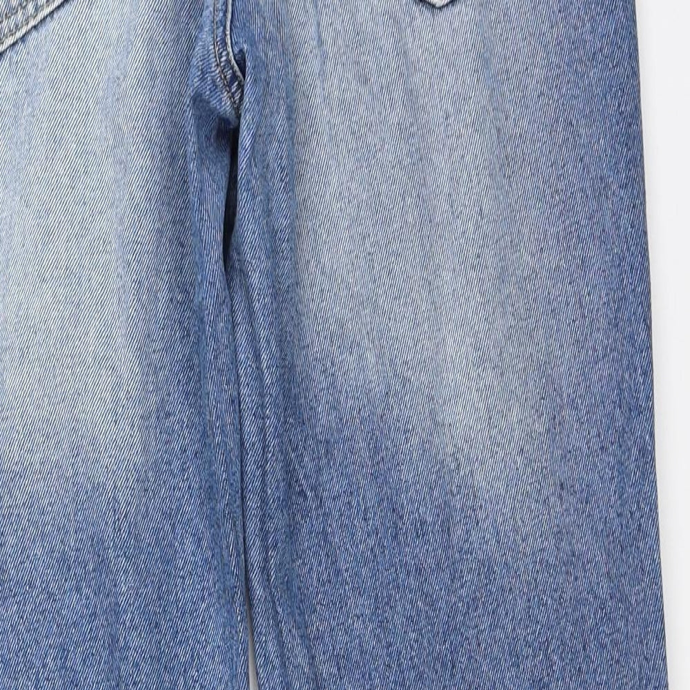 FOREVER 21 Womens Blue Straight Jeans Size 30 in L29 in
