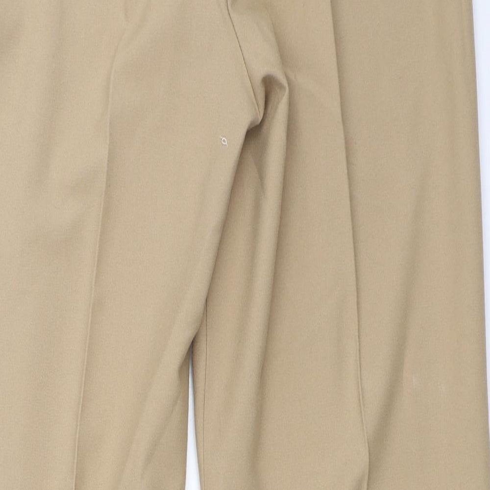 Canvas Womens Beige Trousers Size 14 L28 in