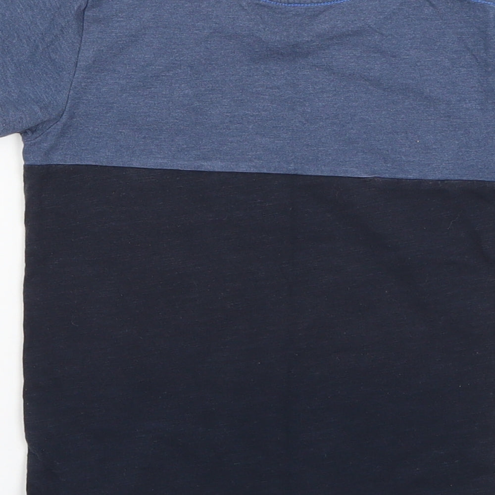 Next Boys Blue Geometric Basic T-Shirt Size 2 Years