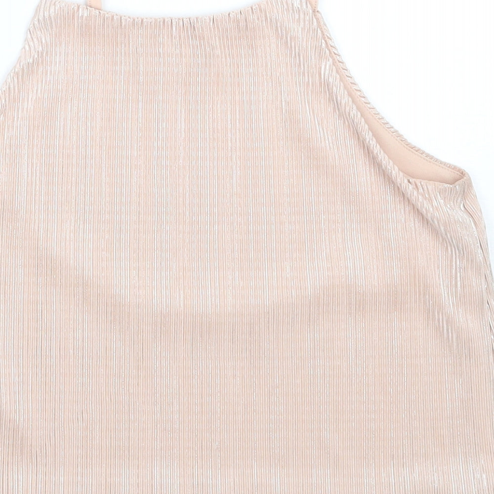 Newlook Girls Pink Basic Tank Size 10 Years