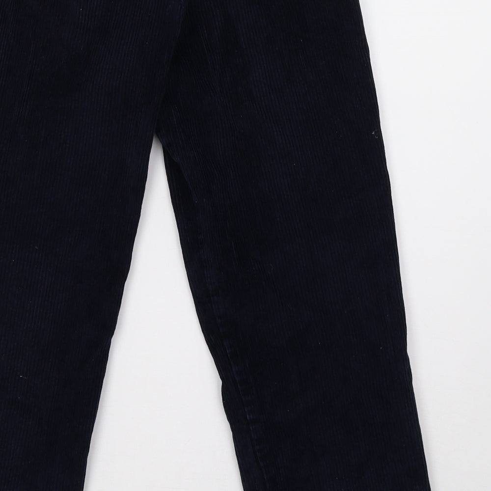 glengarnock Womens Blue Trousers Size 6 L28 in