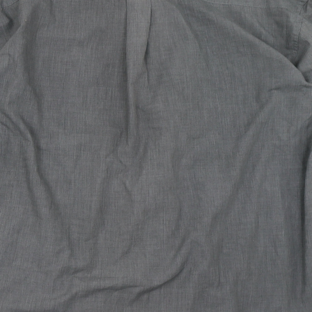 infuse Mens Grey Button-Up Size XL