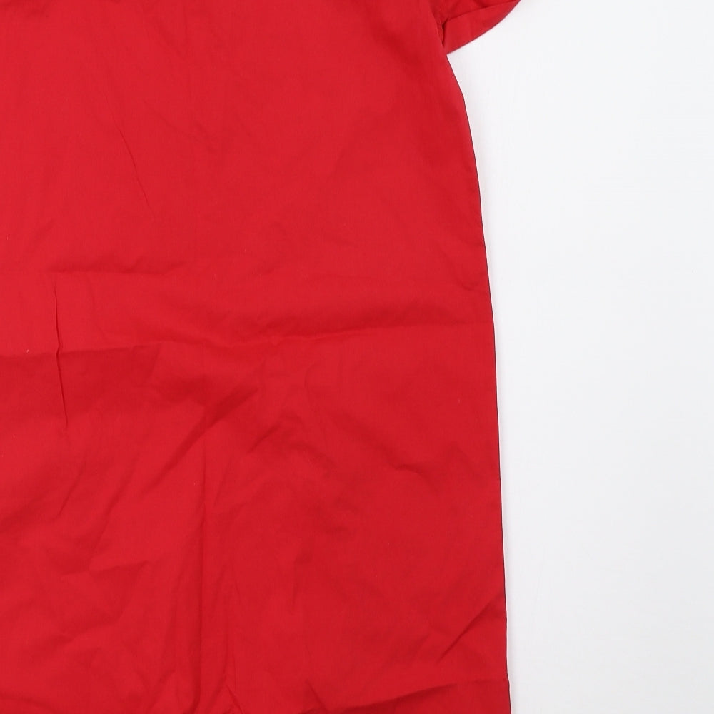 Mango Womens Red A-Line Size M