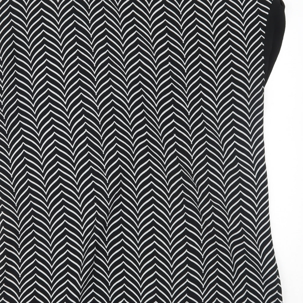 NEXT Womens Black Basic T-Shirt Size 12