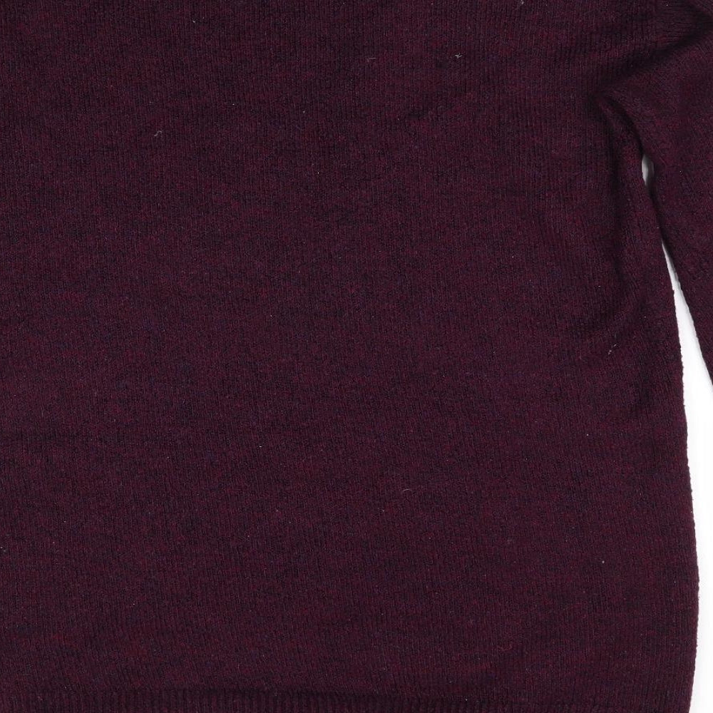 F&F Womens Purple Cardigan Jumper Size 12