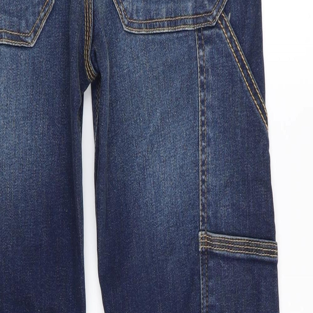 V by Very Girls Blue Straight Jeans Size 12 Years - DISTRESSED
