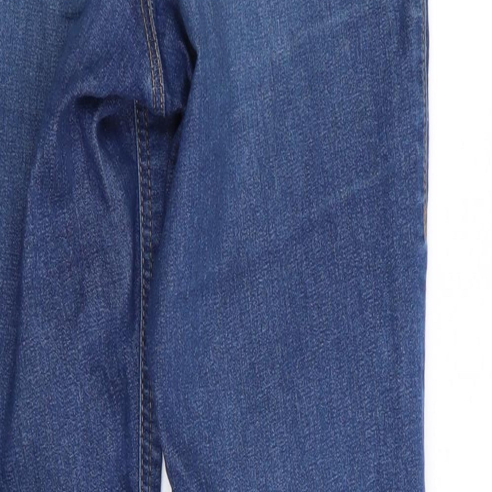 Topshop Joni Mens Blue Skinny Jeans Size 24 in L28 in