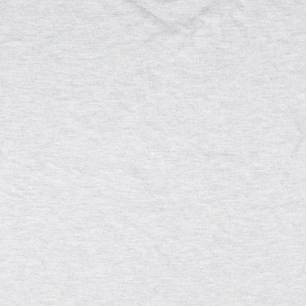 Marks & Spencer Womens Silver Pullover Jumper Size 18 - Subtle glitter effect