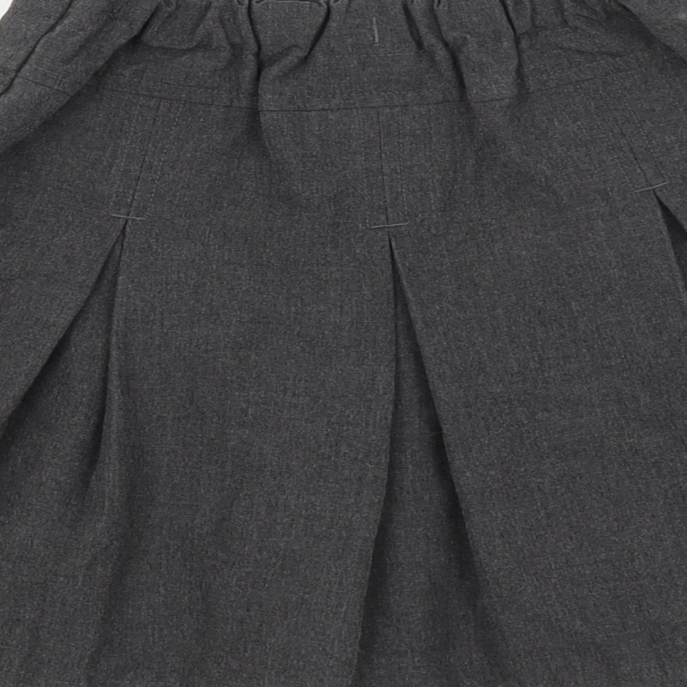TU Girls Grey A-Line Skirt Size 5 Years - SCHOOL WEAR