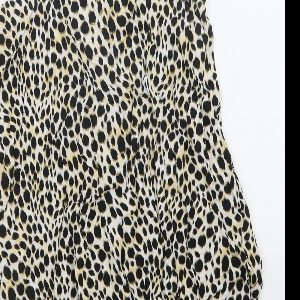 Motel Womens Multicoloured Animal Print Basic Tank Size S