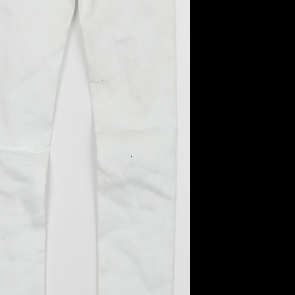 T&Y Womens White Skinny Jeans Size 30 in L30 in