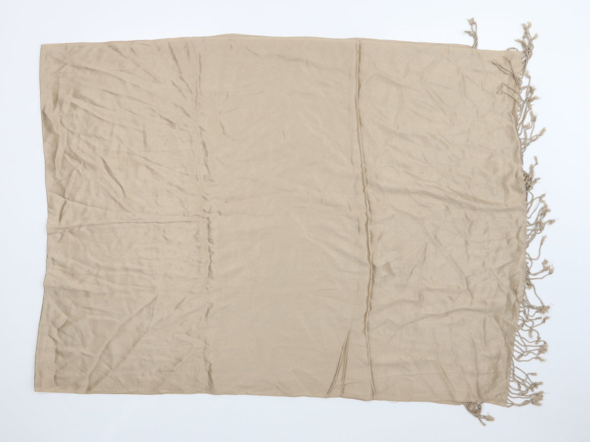 Preworn Womens Gold Shawl/Wrap