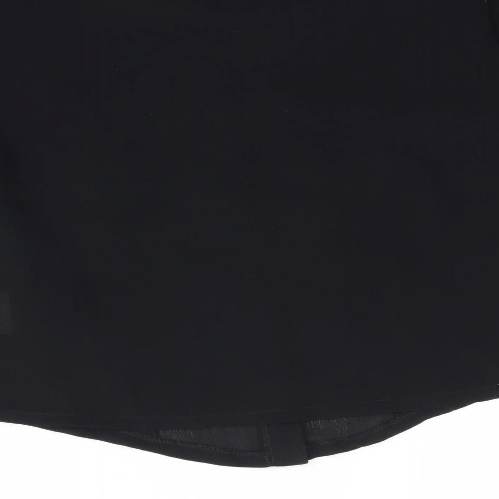 howard showers Womens Black Basic Blouse Size 10