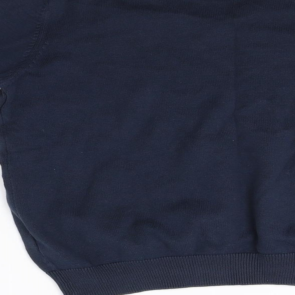 M&S Boys Blue Pullover Jumper Size 9-10 Years