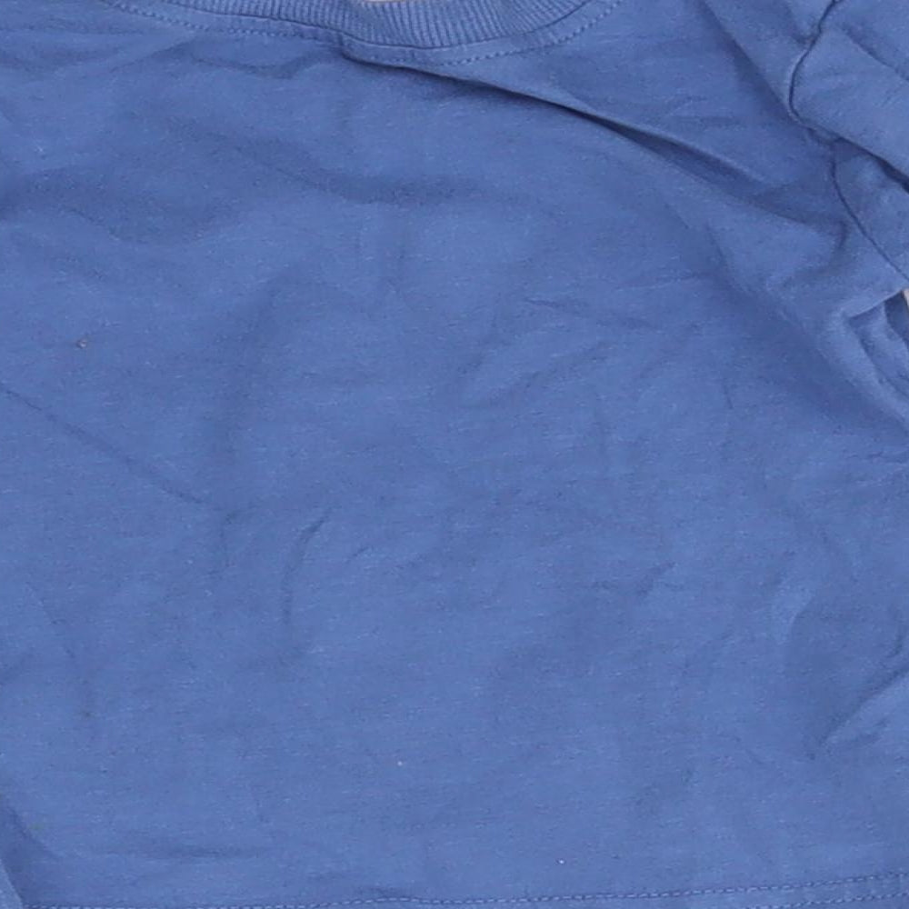 George Boys Blue Basic T-Shirt Size 6-9 Months - little bro