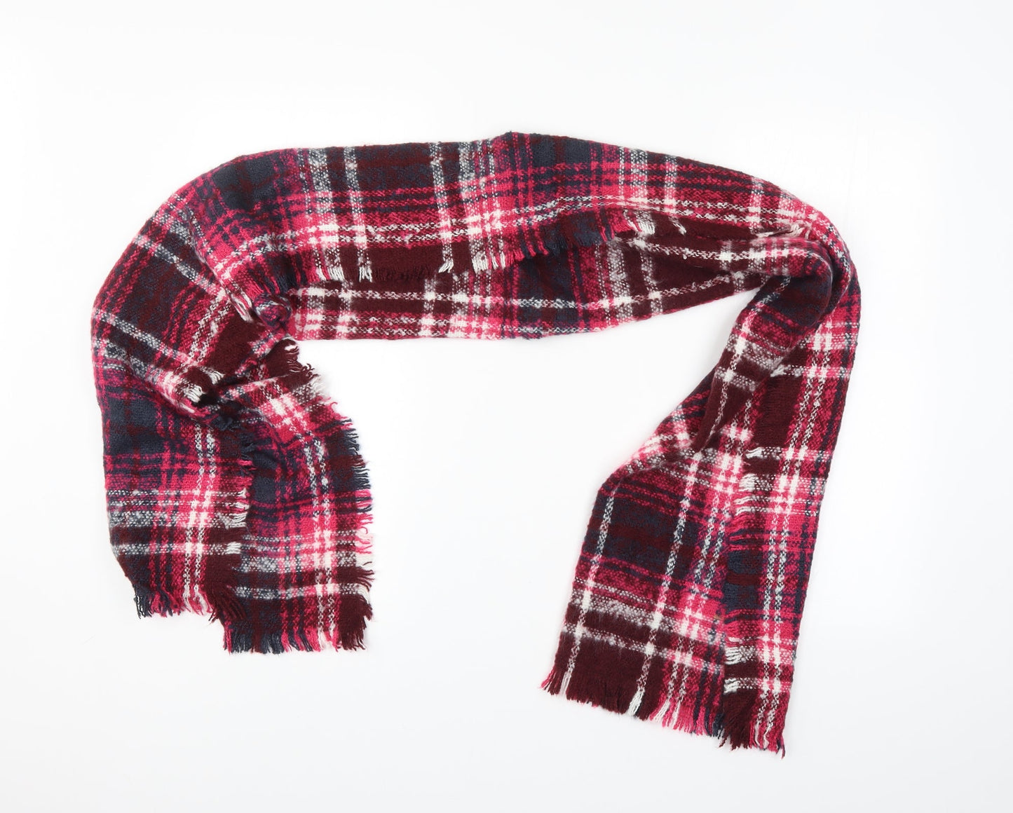 Preworn Womens Multicoloured Check Scarf