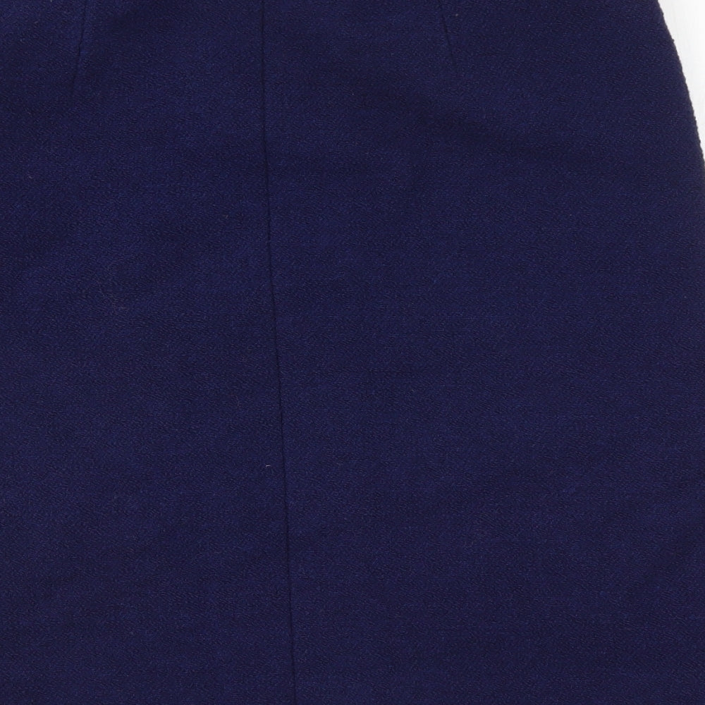 Preworn Womens Blue A-Line Skirt