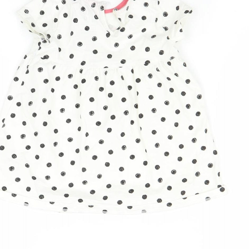 F&F Baby Multicoloured Polka Dot Basic T-Shirt Size 12-18 Months