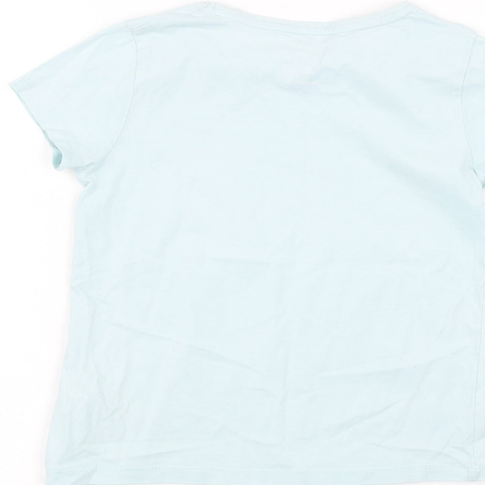 F&F Boys Blue Basic T-Shirt Size 6-7 Years