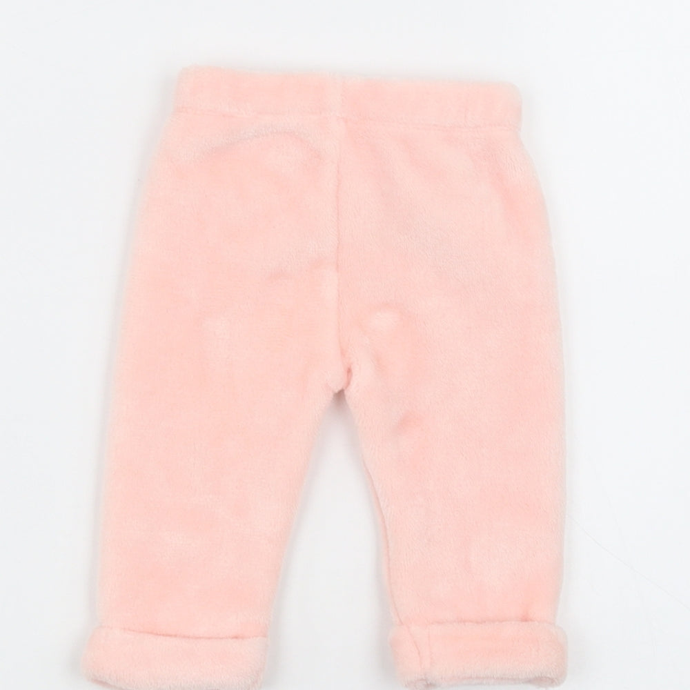 F&F Baby Pink Sweatpants Trousers Size 3-6 Months