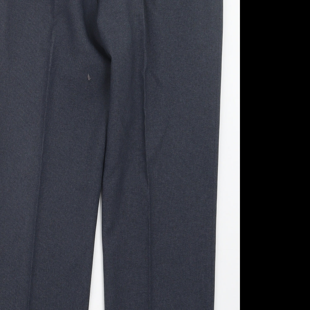 Greenwoods Mens Blue Trousers Size 37 in L28 in