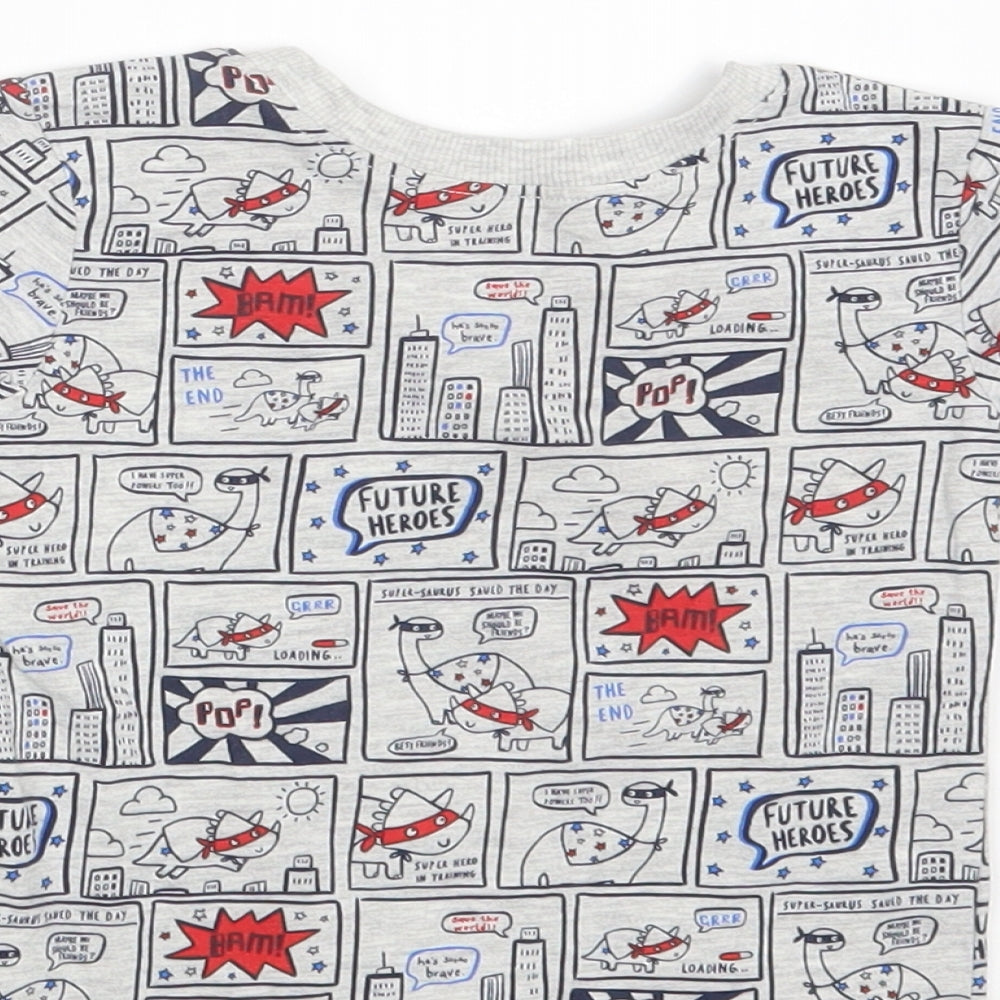George Boys Grey Basic T-Shirt Size 9-12 Months