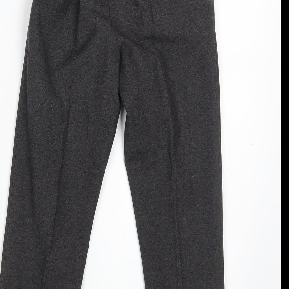 TU Girls Grey Dress Pants Trousers Size 6 Years - Waist 18in; Inside leg 18in