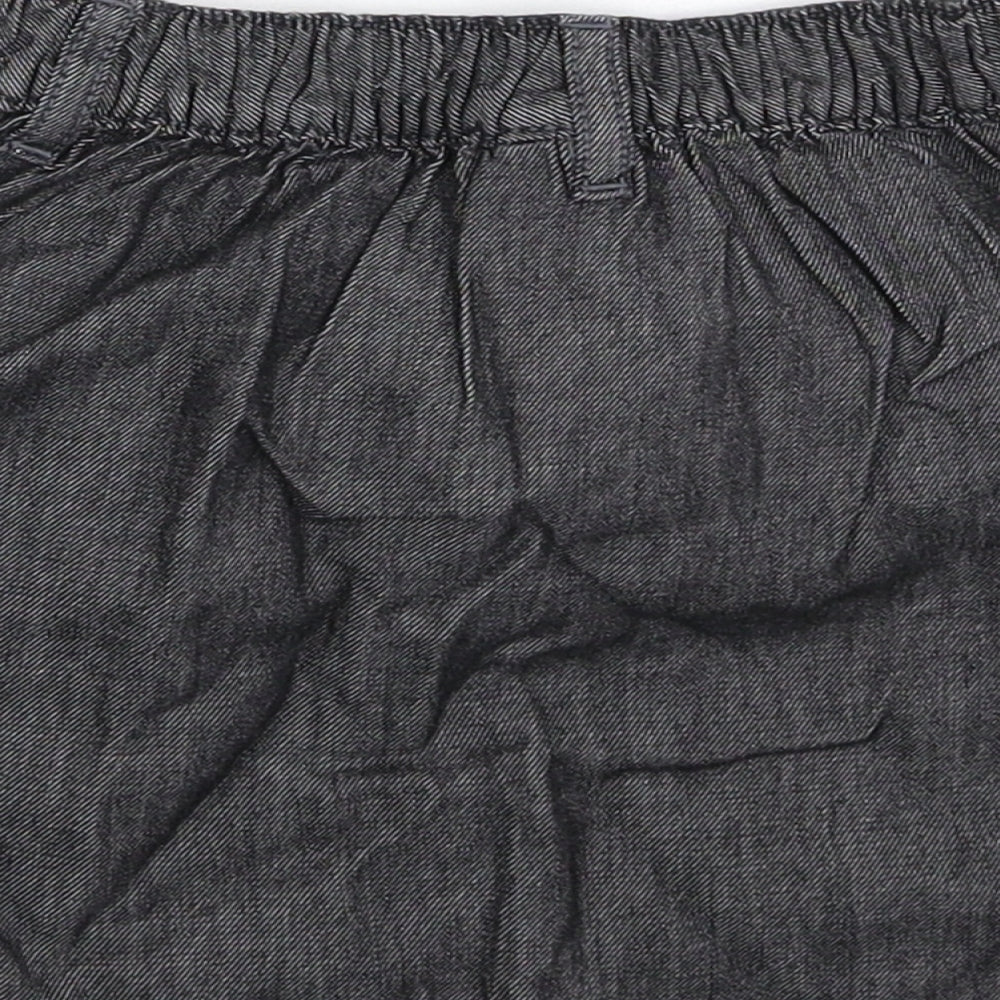 NEXT Girls Grey Denim Flare Skirt Size 2-3 Years