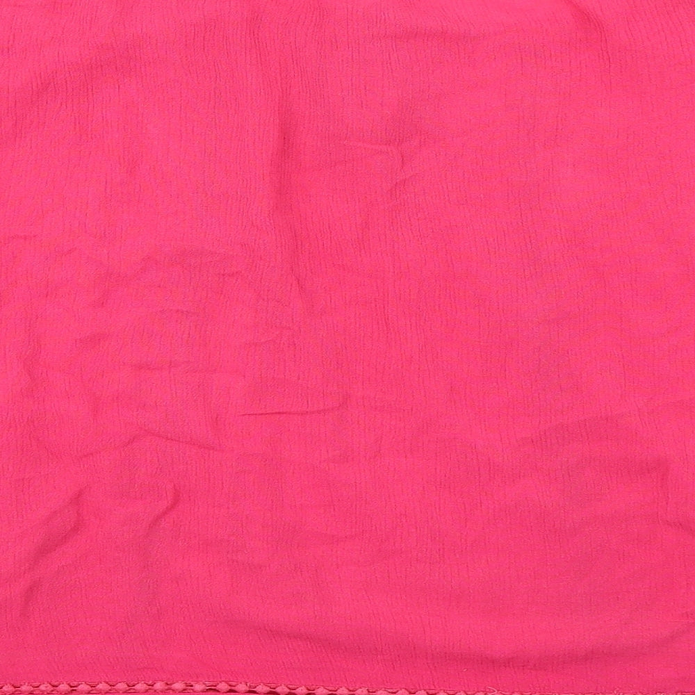 Arista Womens Pink Basic Blouse Size 18