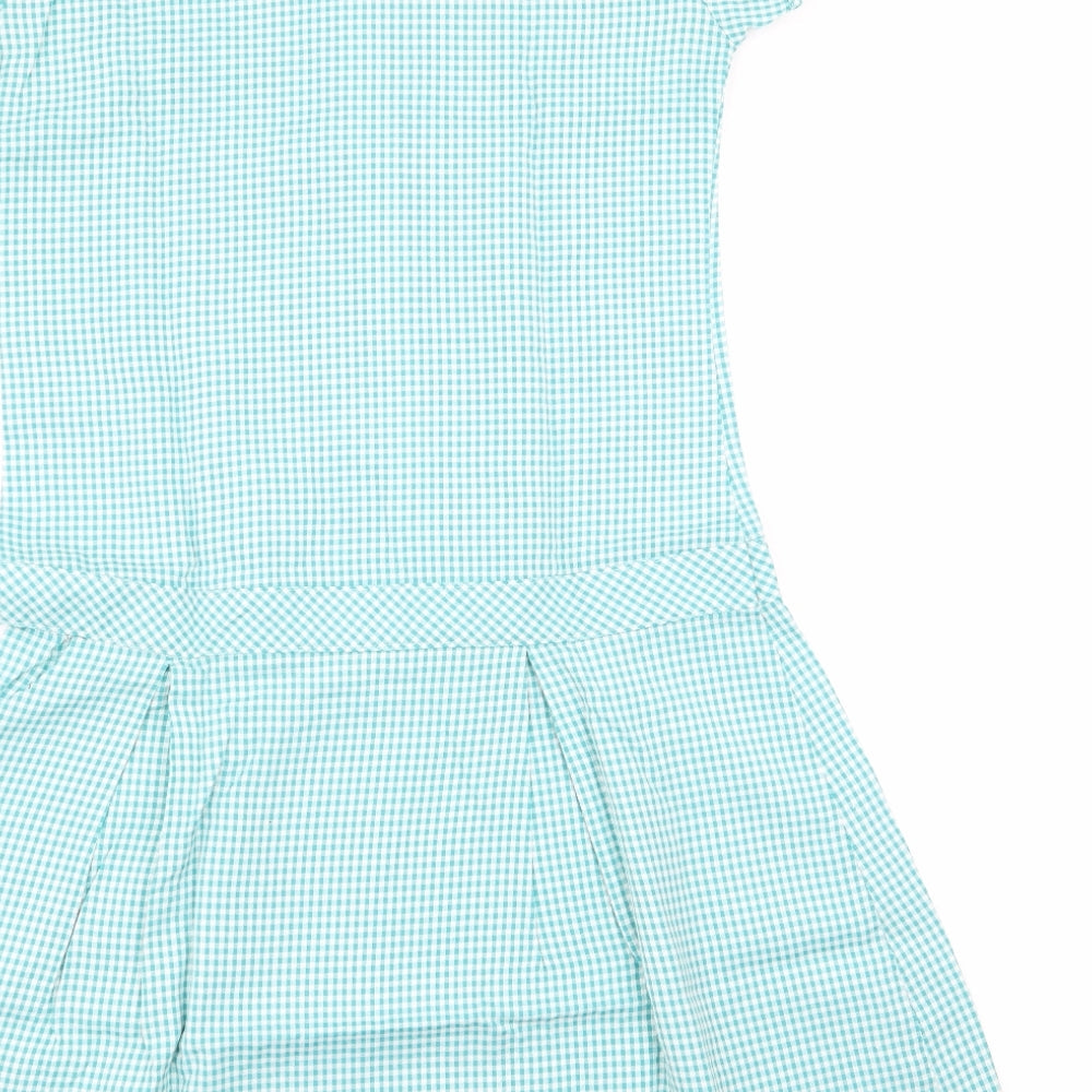 Marks & Spencer Girls Multicoloured Check Fit & Flare Size 11-12 Years - school dress