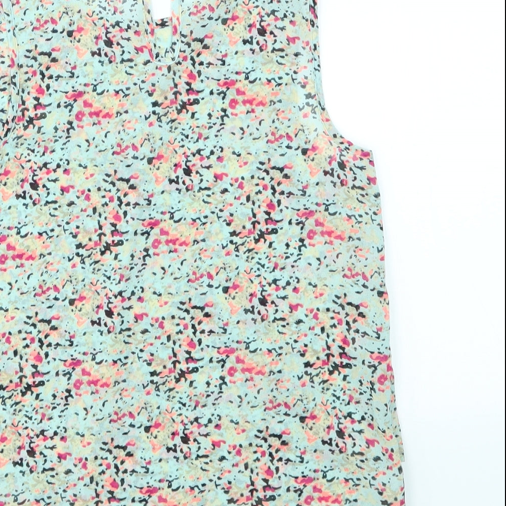 YD Girls Multicoloured Floral Basic Blouse Size 12-13 Years