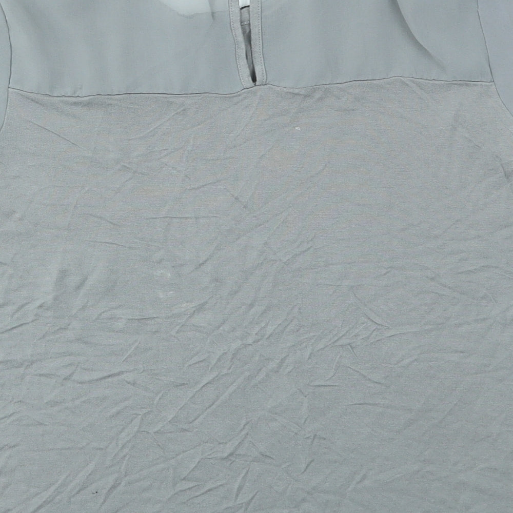 NEXT Womens Grey Basic T-Shirt Size 14