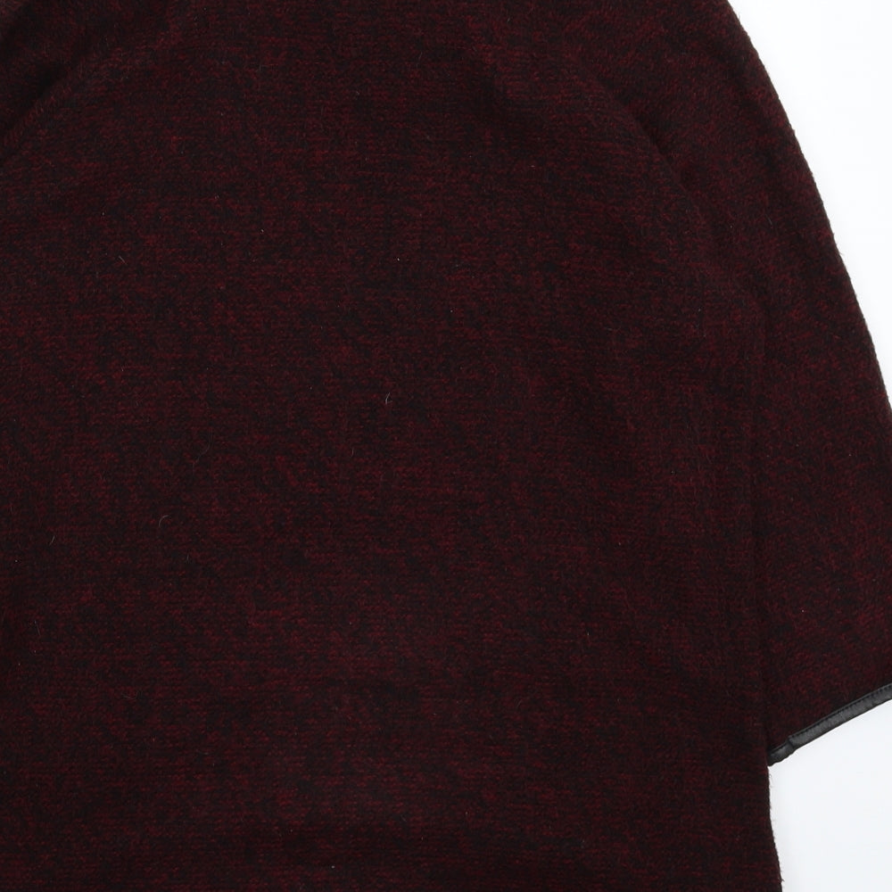 Luca Vanucci Womens Brown Knit Jumper Dress Size M